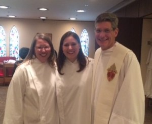 Beth, Christina, Fr. Ken